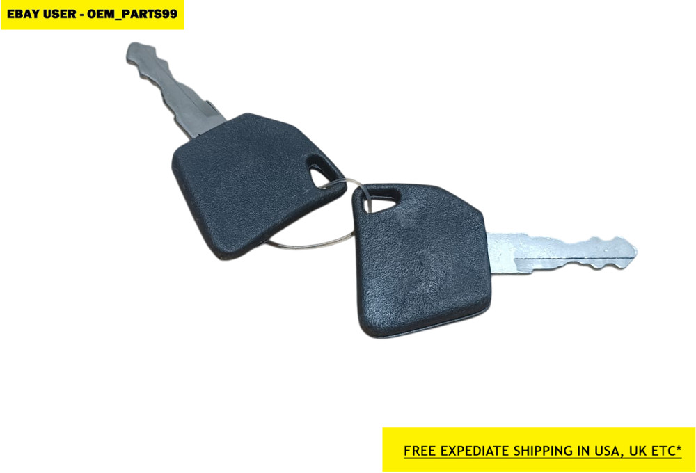 Jcb Lock Barrel Assyembly For Front Grill With 2 Keys (Part 333/C3143 701/45501)