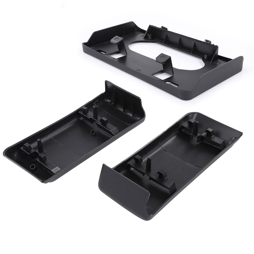 Front Bumper Guards Pads & License Plate Frame Bracket Compatible with Ford F...