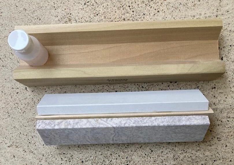 Tri 8 Arkansas Knife Sharpening Stone Kit