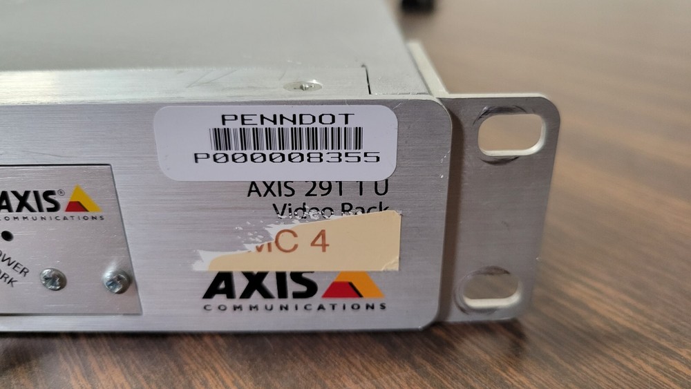 Axis 291 1U Server Rack High-Density Video Encoder Rack w/3 243Q 4 Ch blades