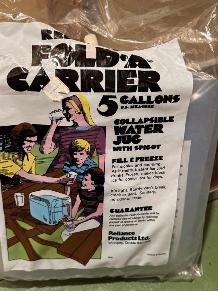 Collapsible 5 Gallon Water Container