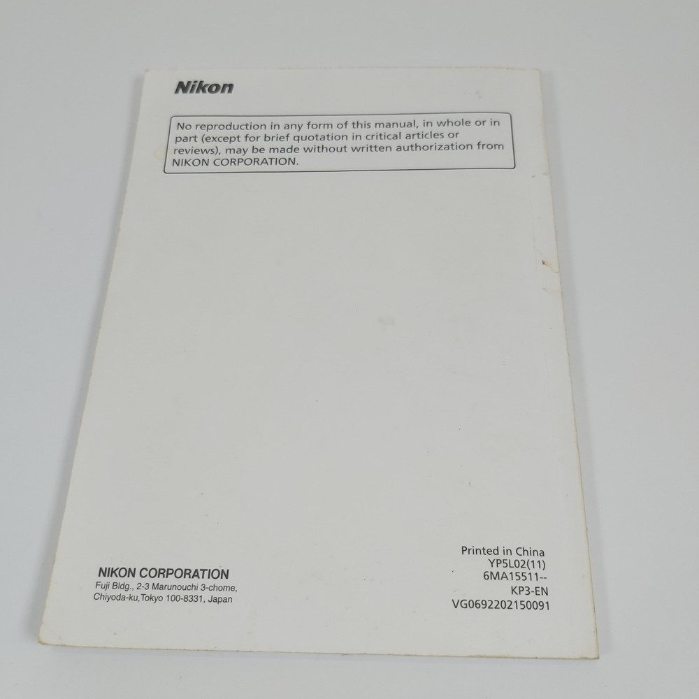 COOLPIX L4 Users Guide PICTURE PROJECT 1.6 Disc Quick Reference Guide