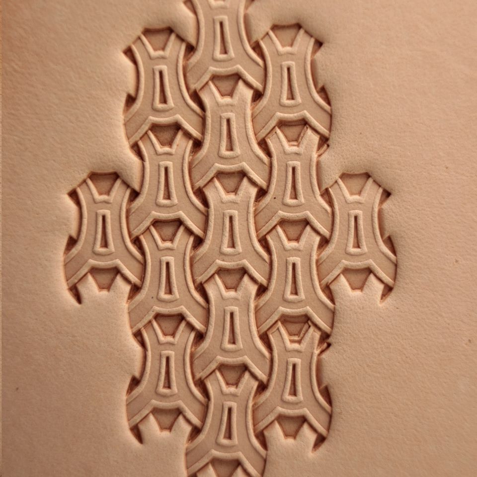 Armor Scale Leather Crafting Stamp Tool Crafts Brass Saddle Making Stamps #404