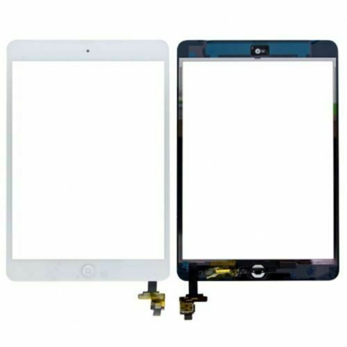 White iPad Mini 1 2 Touch Digitizer Screen + Home Button + IC Connector + Tools