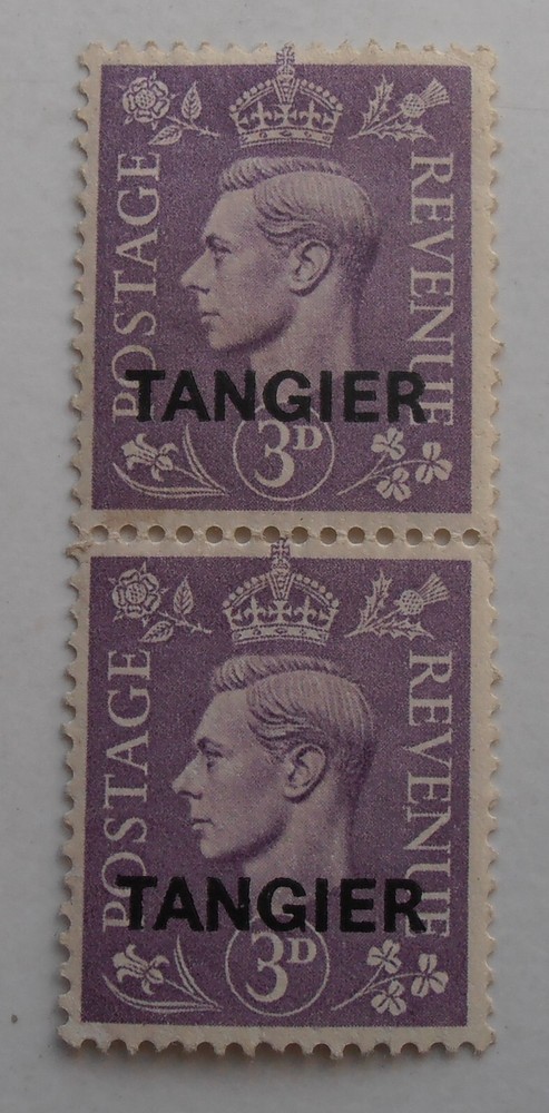 TANGIER 3d STAMPS X 2 GEORGE VI