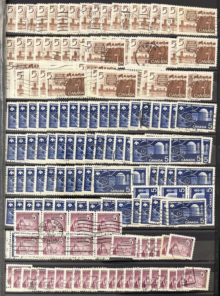 Canada Mid Period Mixture Used (Many 100s) DA1427
