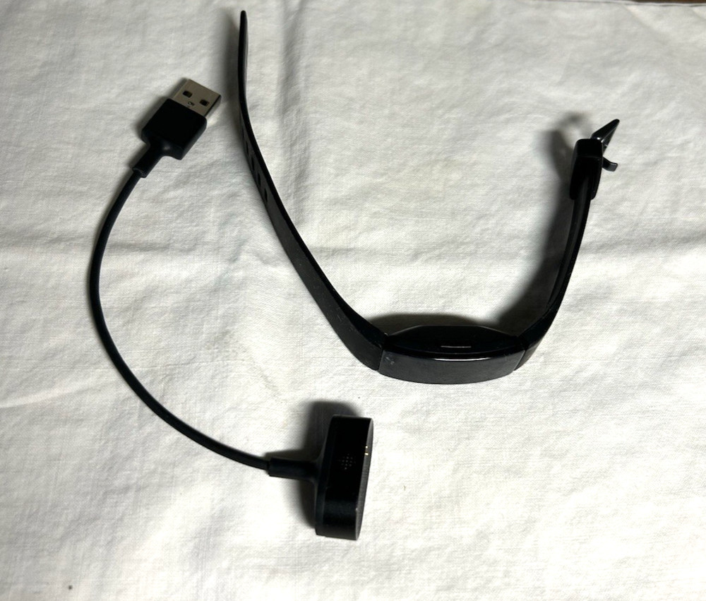 Fitbit Inspire HR Activity Tracker Black Band and Charger