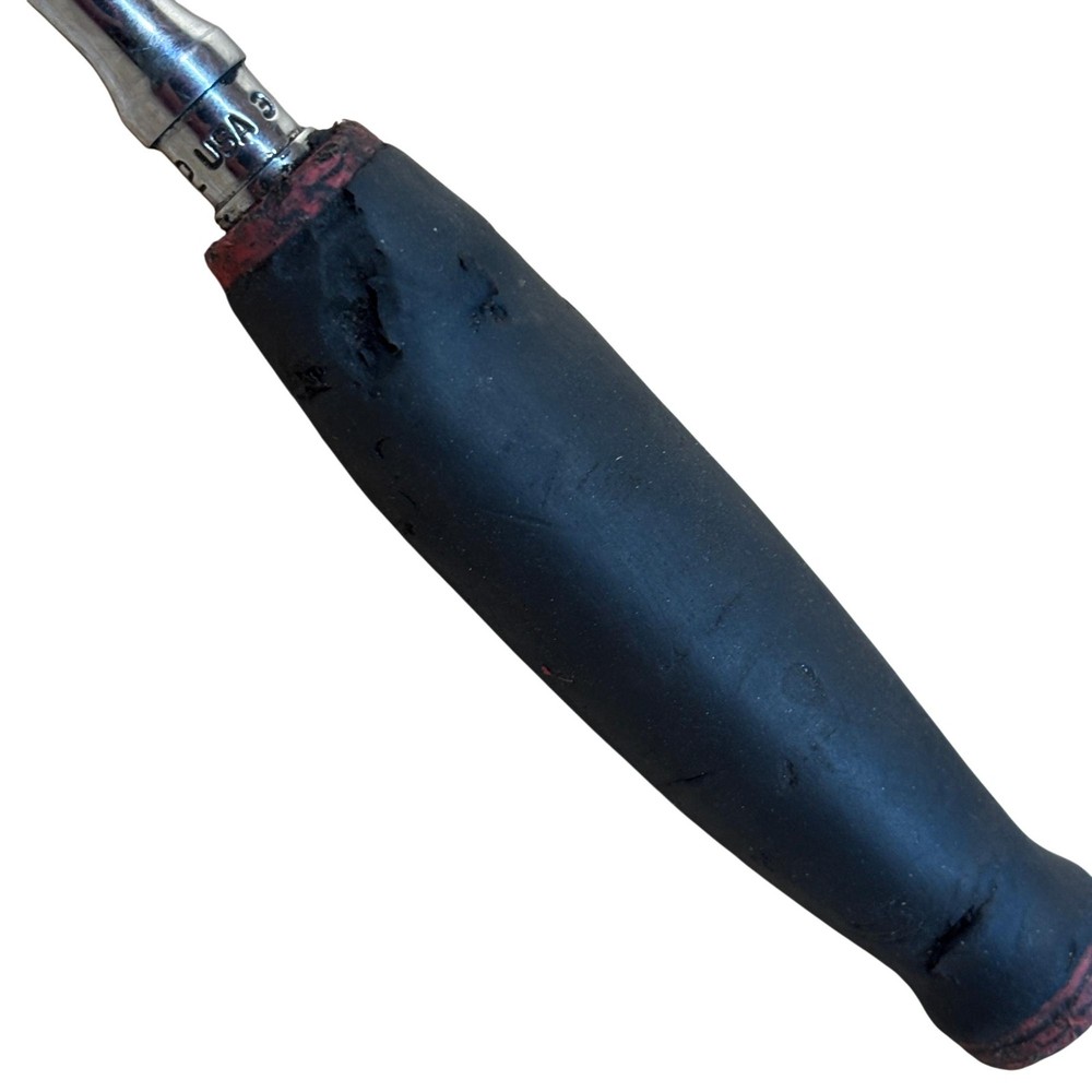 Snap-on Tools THLF72 1/4" Dr Dual 80 Soft Grip Long Handle Flex-Head Ratchet Red