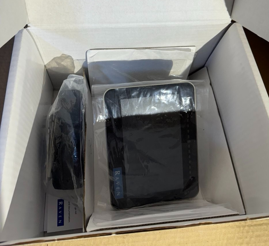 RAVEN CR7 7” Display open box