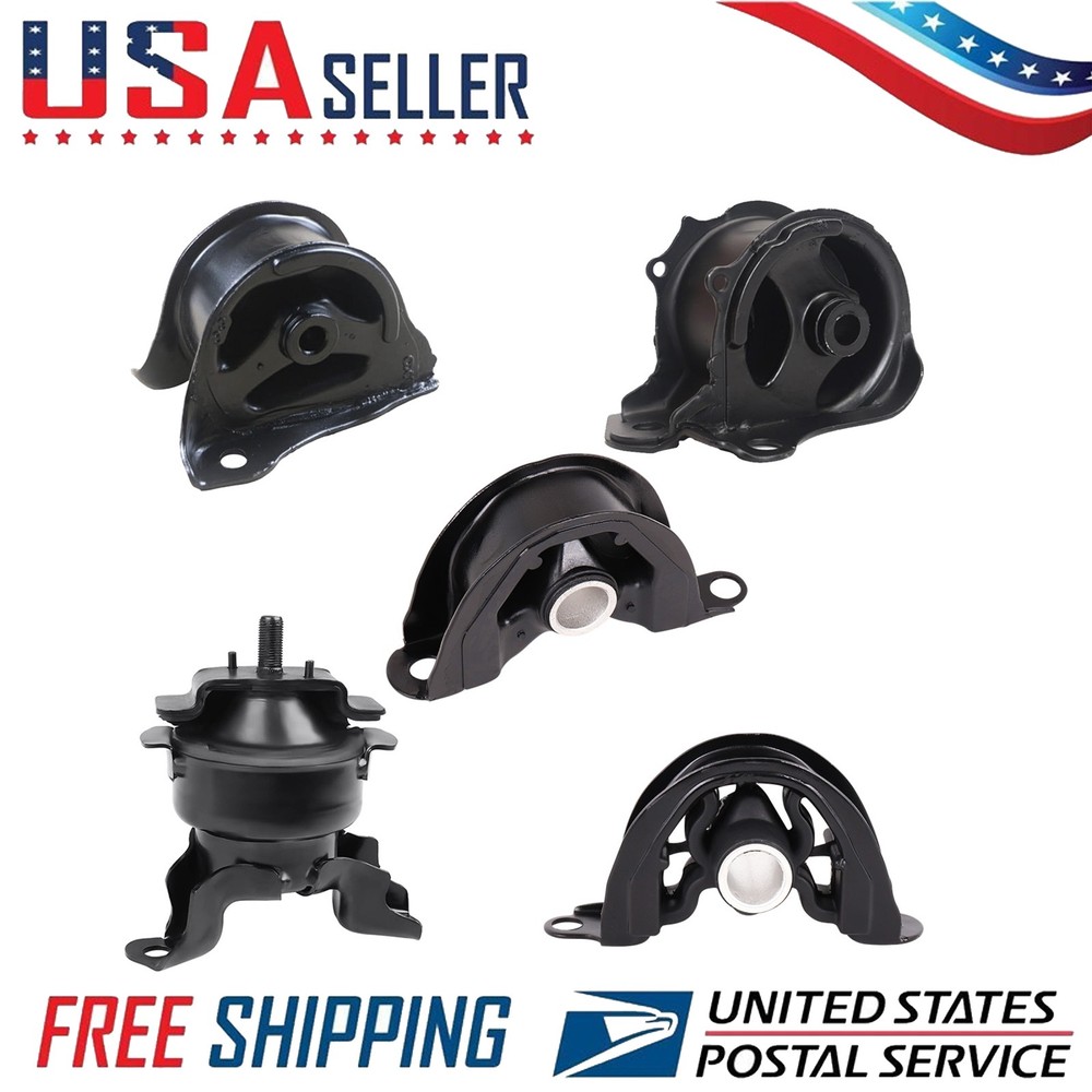5pcs Engine Motor & Automatic Transmission Mount for Honda Civic 1996-2000 1.6L