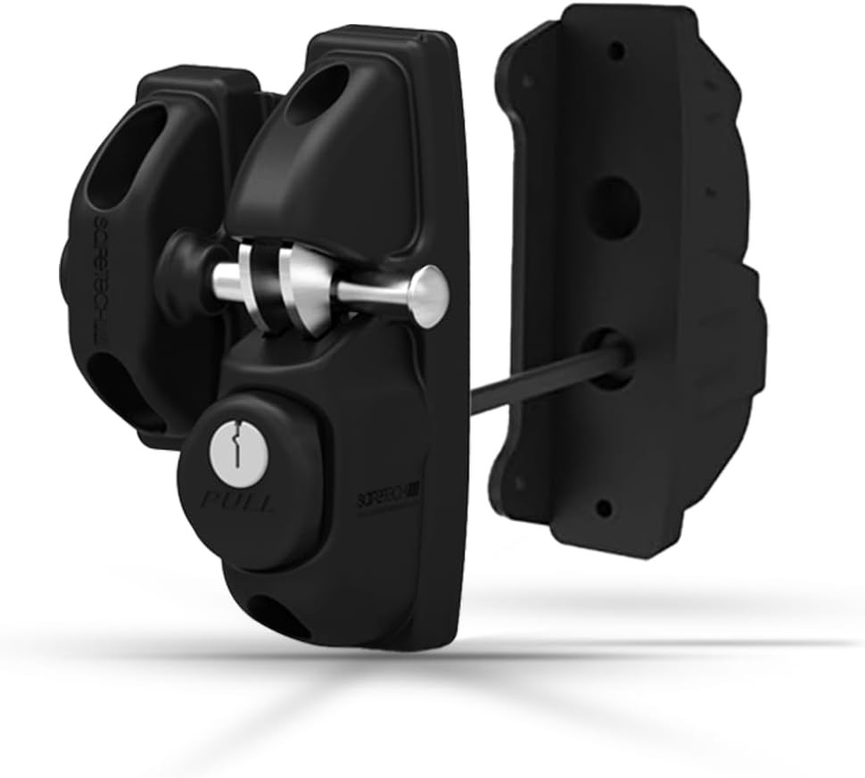 Safetech Hardware Viperx2 Gravity Gate Latch | Two-Side Entry Keyed | 2 Independ