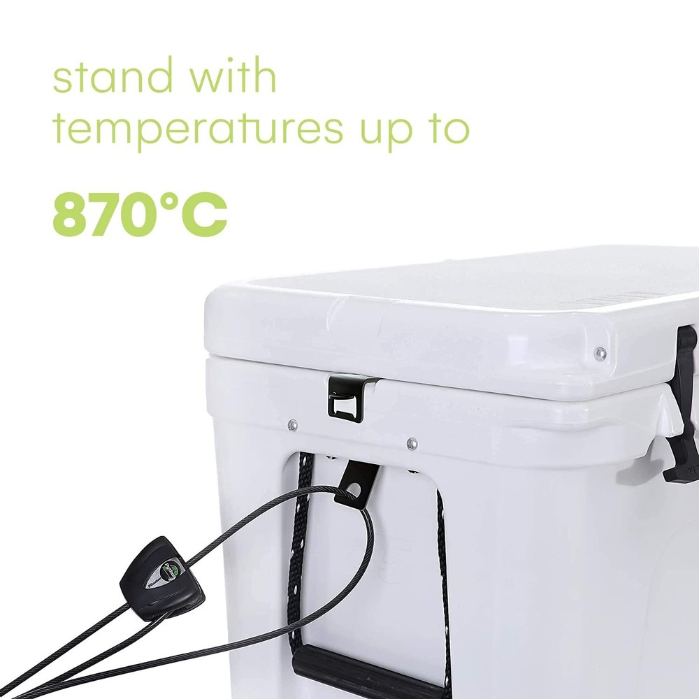 Rust-Resistant Yeti Cooler Lock Bracket - Secure and Durable with Bottle Opener