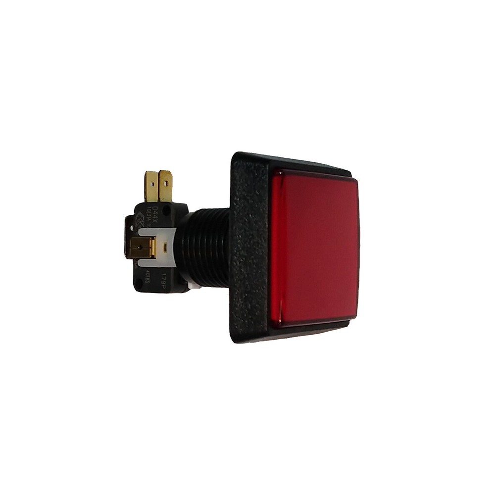 Pushbutton- Large - Square - Illuminated with Microswitch#161- D54-0004-3