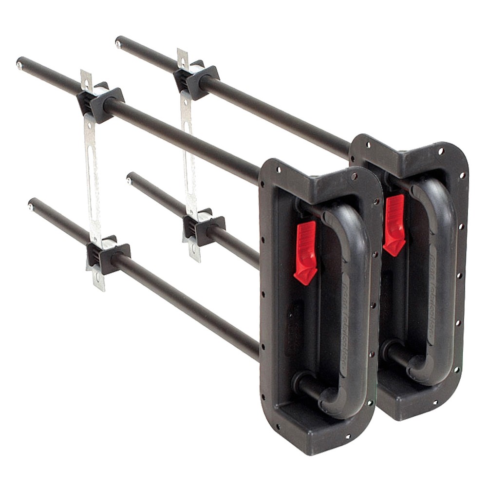 Pair Penn Elcom H2017 Recessed Pull-Out Handle Kit 17" Extension Molded Grip