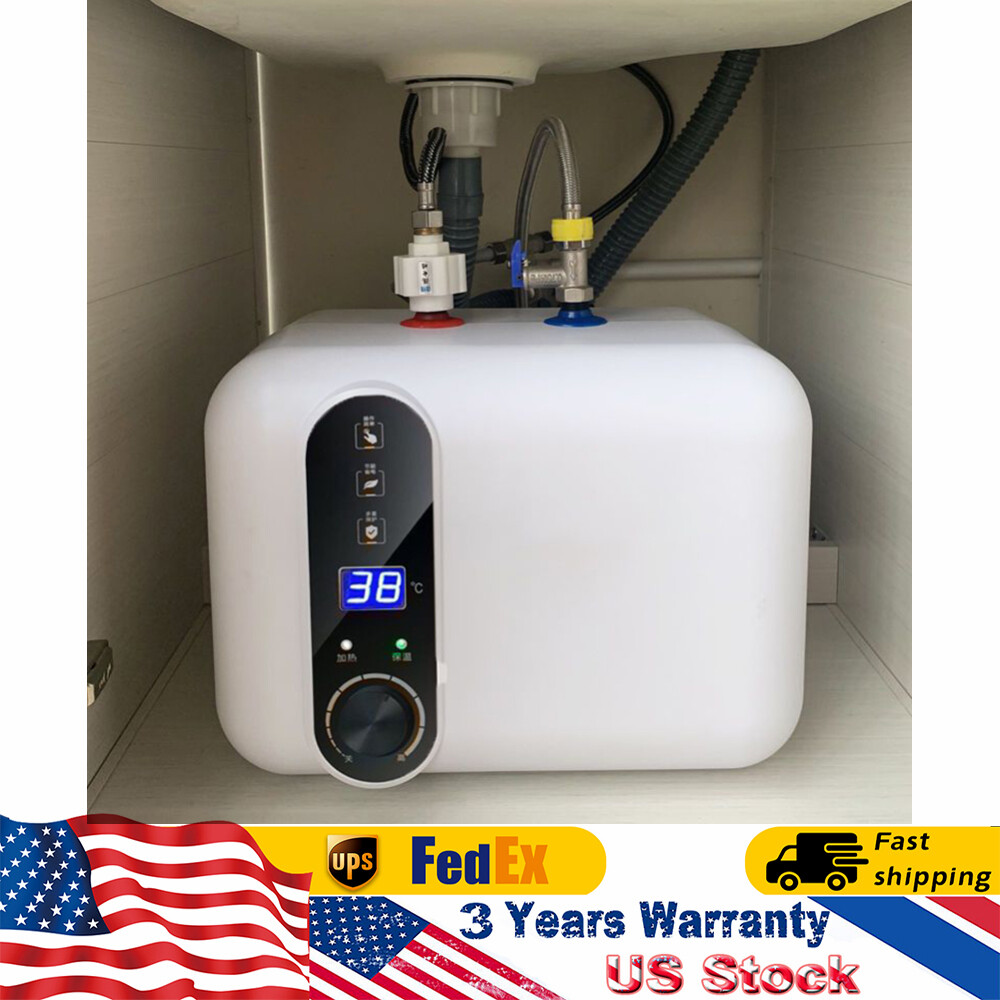 RV 10L 110V Instant Electric Hot Water Heater Shower Compact Mini-Tank Storage