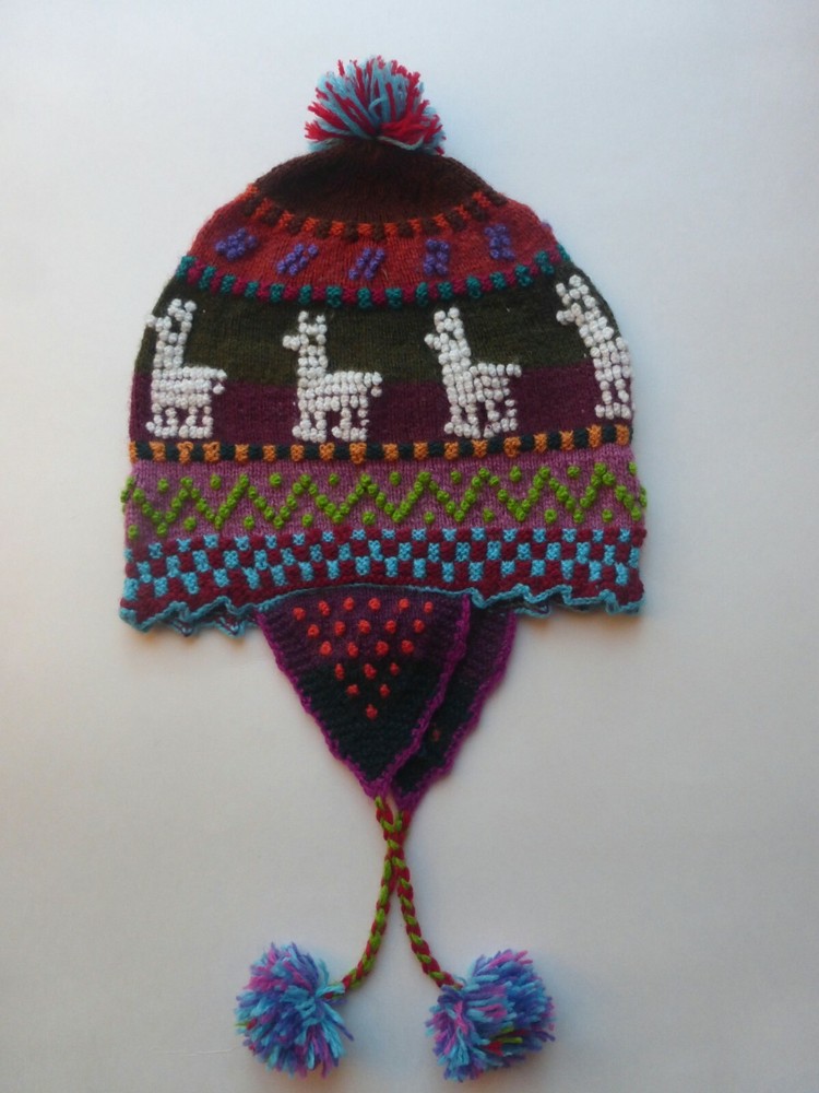 Peruvian Andean Mountain Shaman Chullo Hat