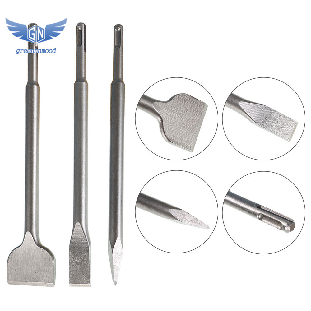 6 Pcs SDS plus Chisel Set Concrete Drill Bit Set Rotary Hammer Bits New