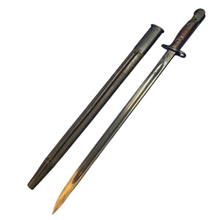WW2 Australian Pattern XOA Marked Pattern 1907 Bayonet & Scabbard