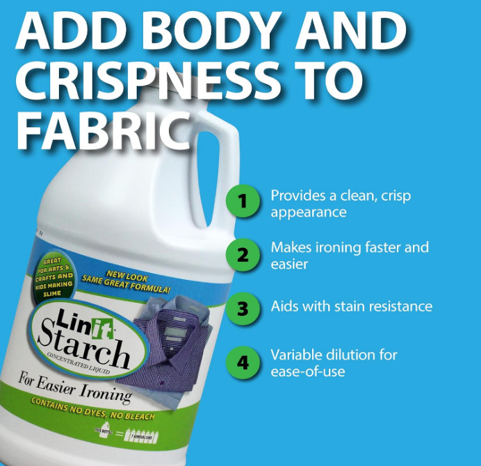 Linit Starch Crisp Classic Finish 64 Oz.
