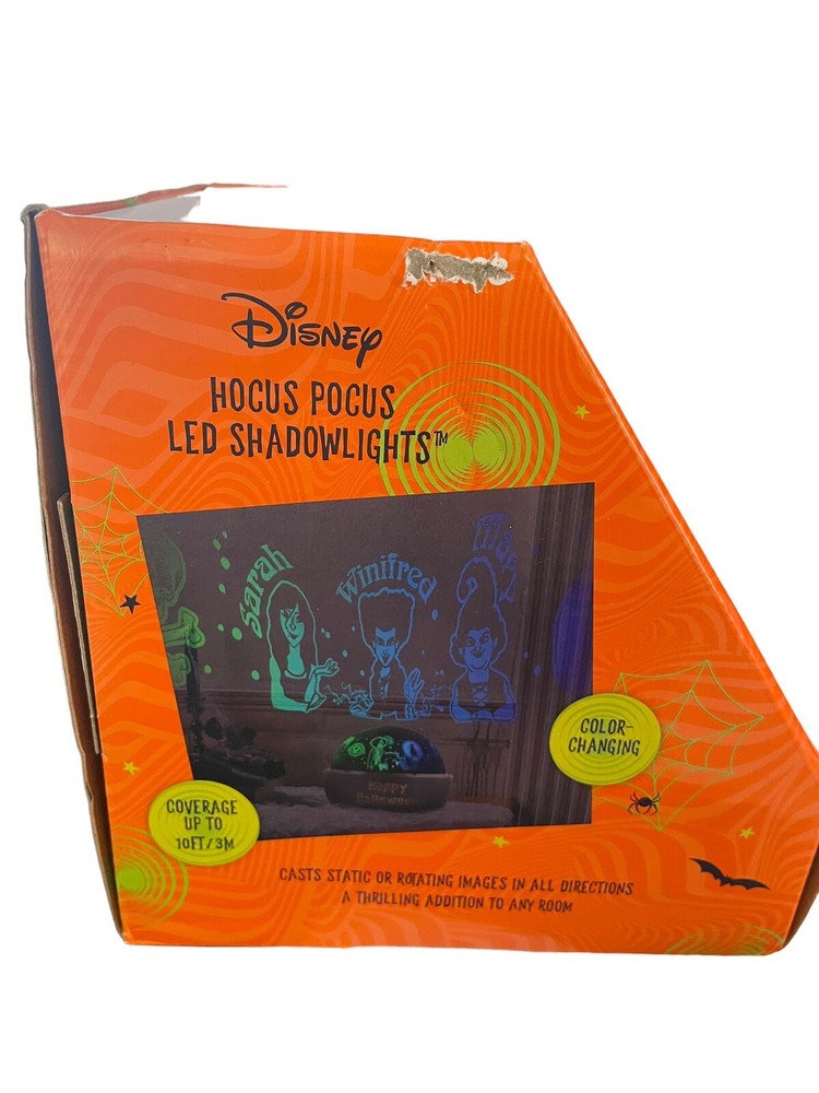 Disney Hocus Pocus Led Shadow Light Projector Halloween 2022