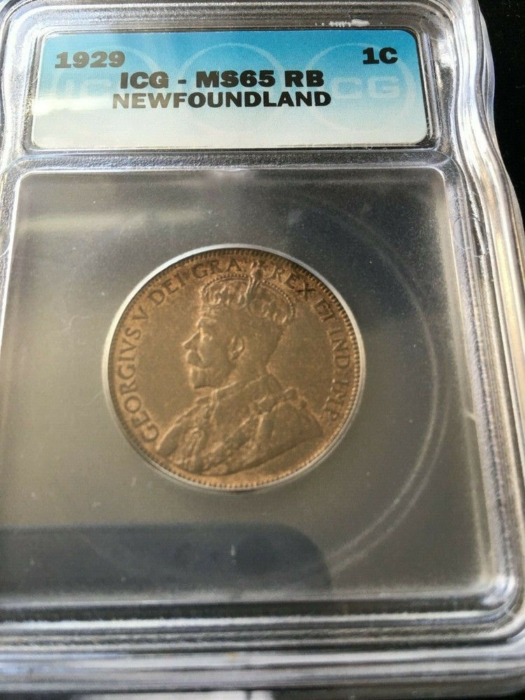 1929 ICG Graded Newfoundland Large ¢1 Cent, **MS-65** #4301