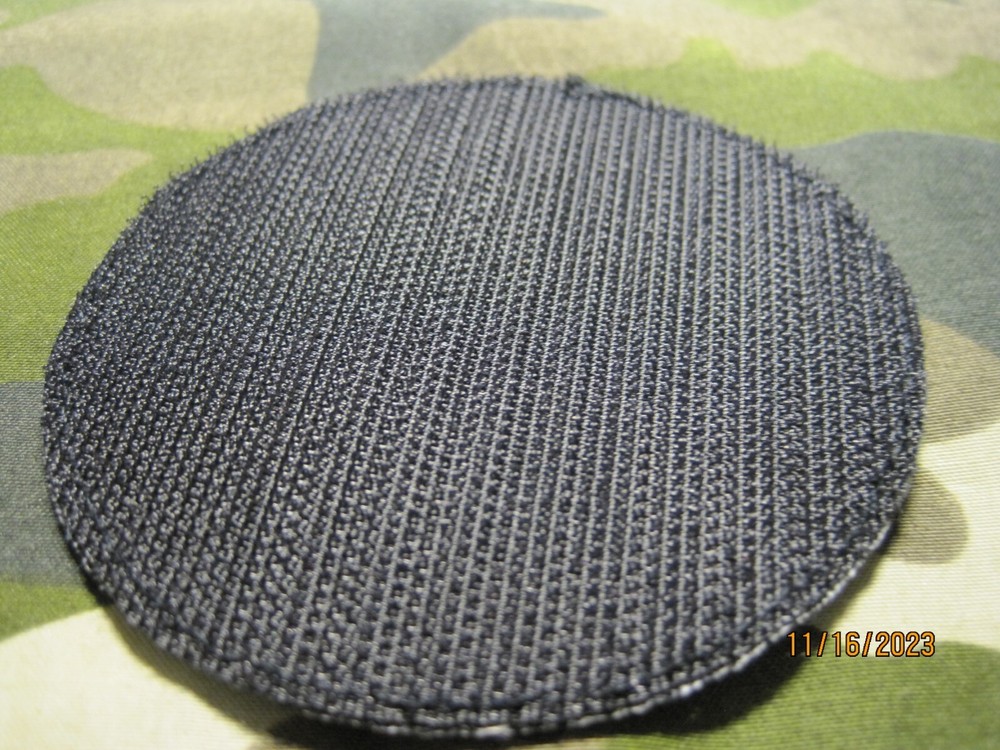 SIG SAUER HOOK BACK PATCH SIG CIRCLE BLACK USED GOOD CONDITION