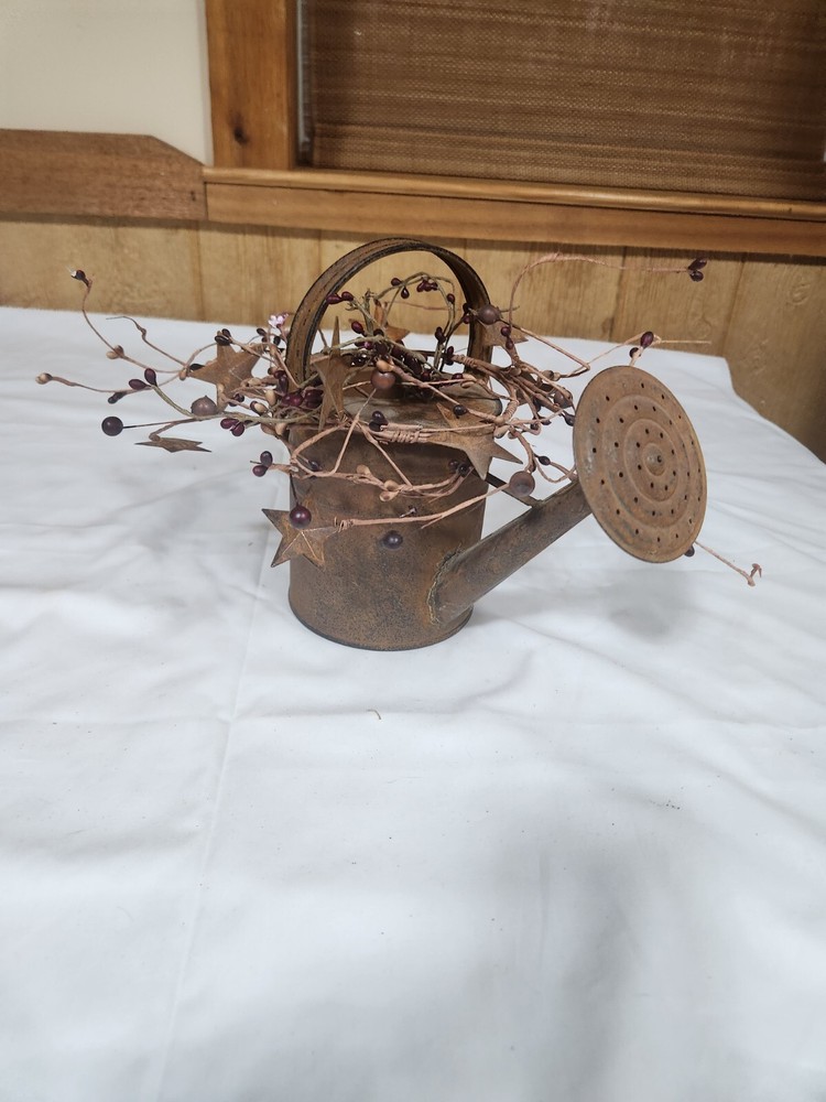 Rustic Watering Can Decor
