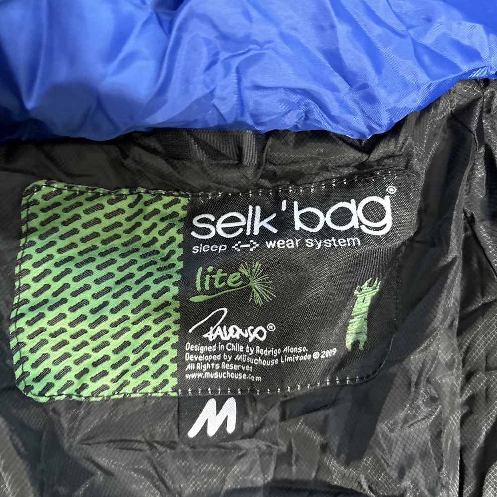 Selk’bag Lite Sleep + Wear System Size M Medium Blue & Black