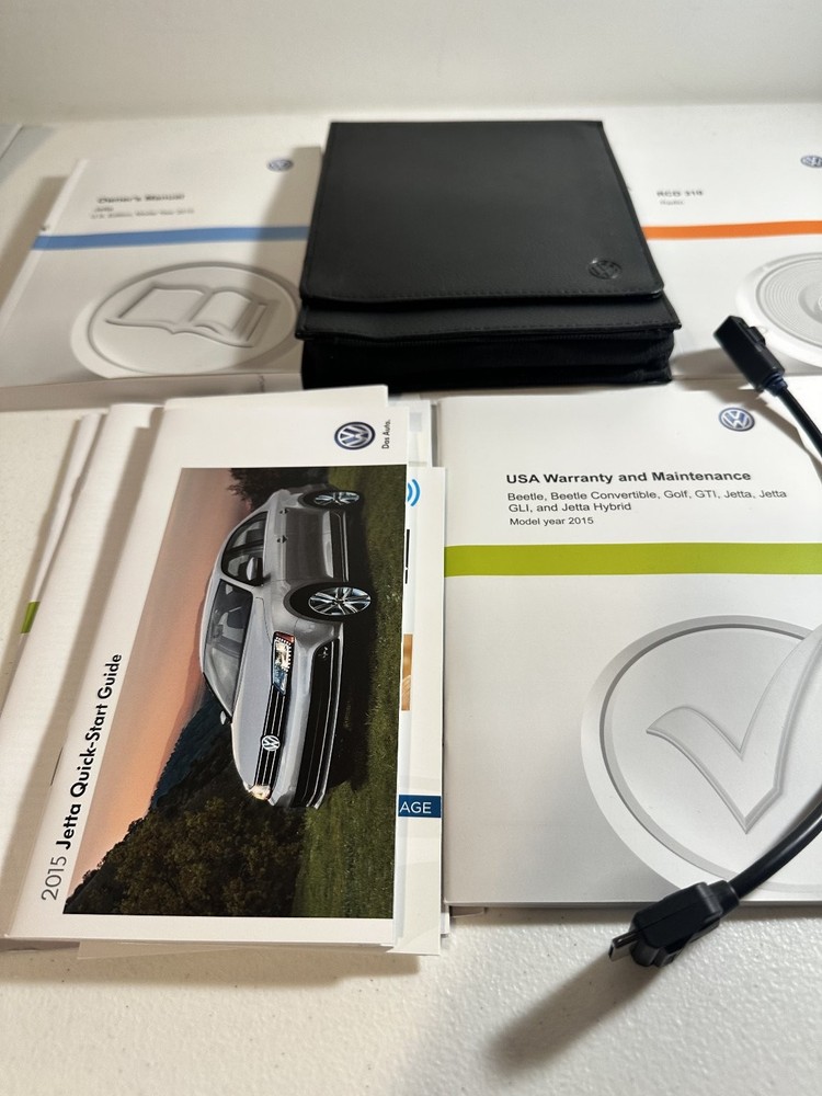 2015 Volkswagen Jetta Owner's Manual Set