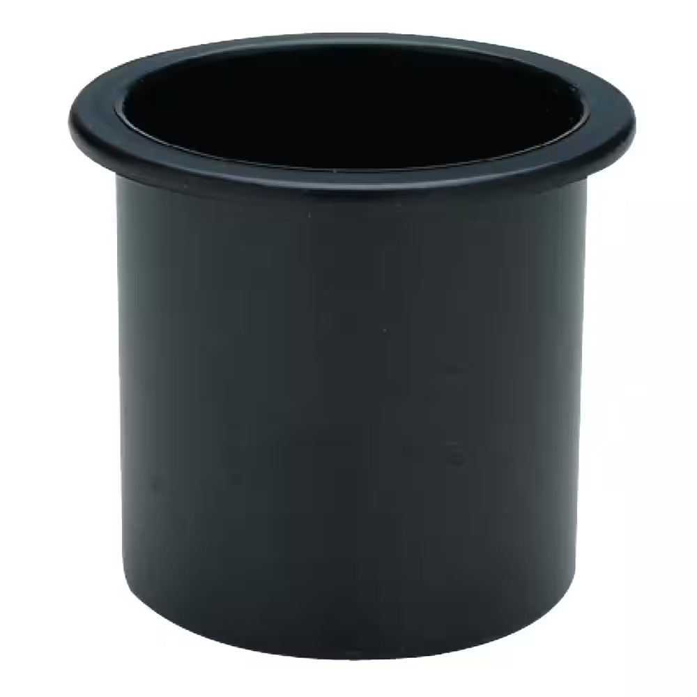 Drink Holder Black - Black, Small Recessed