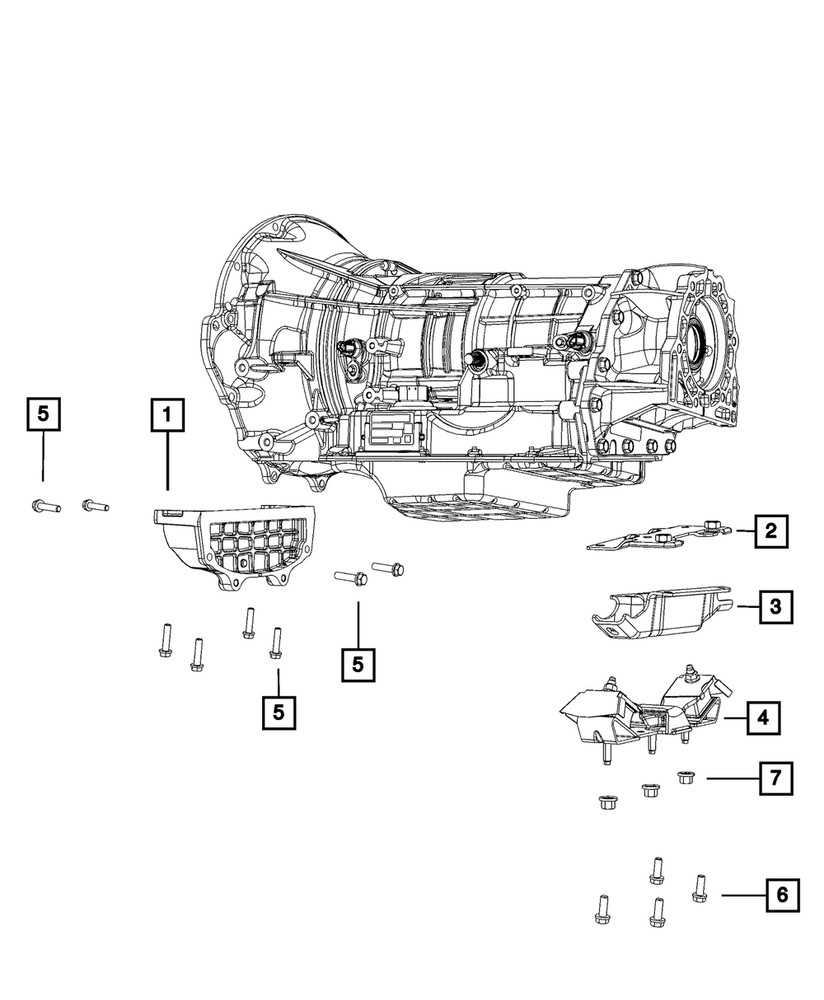 Genuine Mopar Insulator 68147347AB