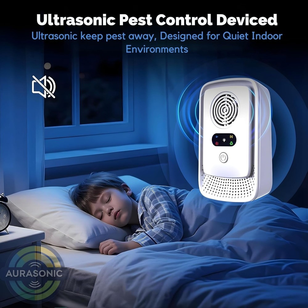 Ultrasonic Pest Repeller 6 Pack Plug In Rodent Mouse Bug Insect Control