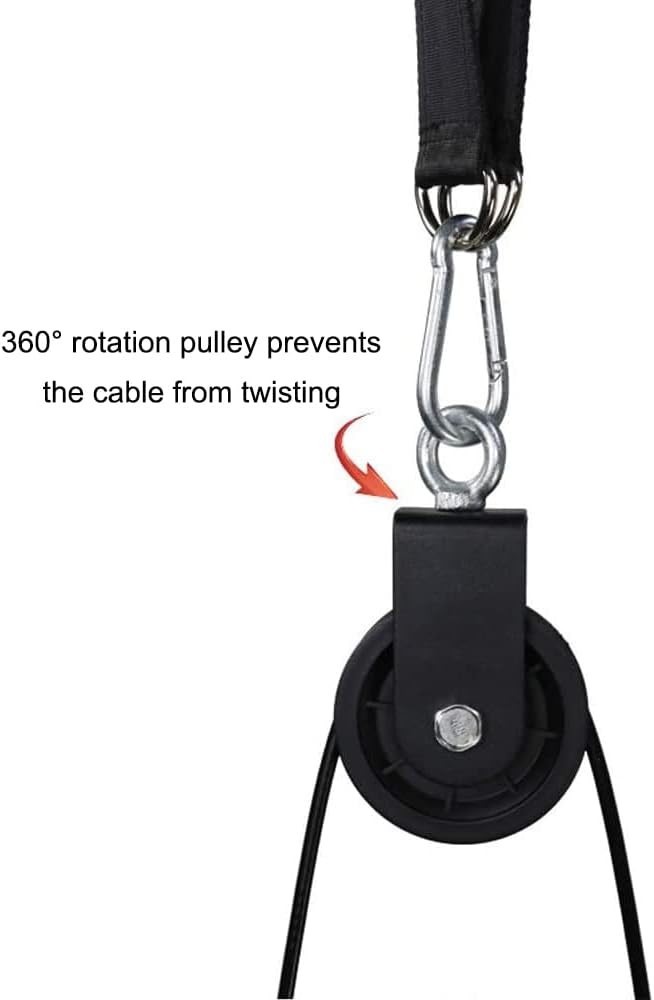 LAT Pulldown Cable Pulley System Home Gym Attachment Triceps Biceps
