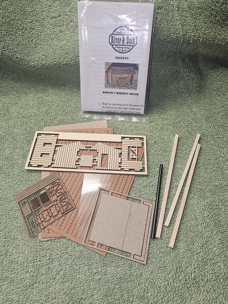 Roscoes Hideout N Scale Laser Cut Model Kit