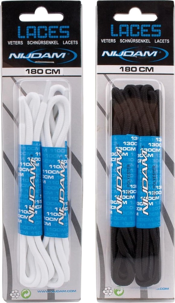 Nijdam laces round (white), one size