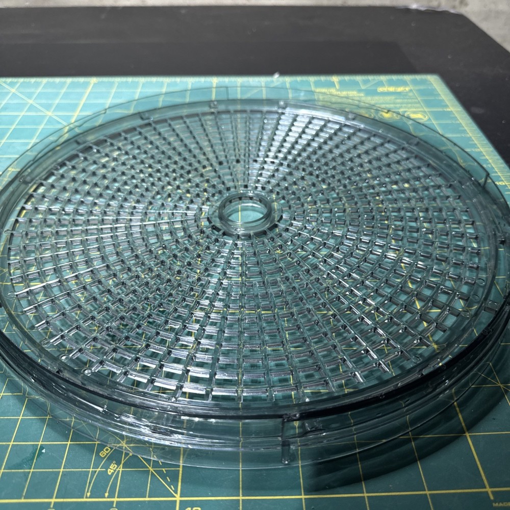 MAGIC CHEF Dehydrator 2 Replacement TRAYS Round Gray Plastic 13"