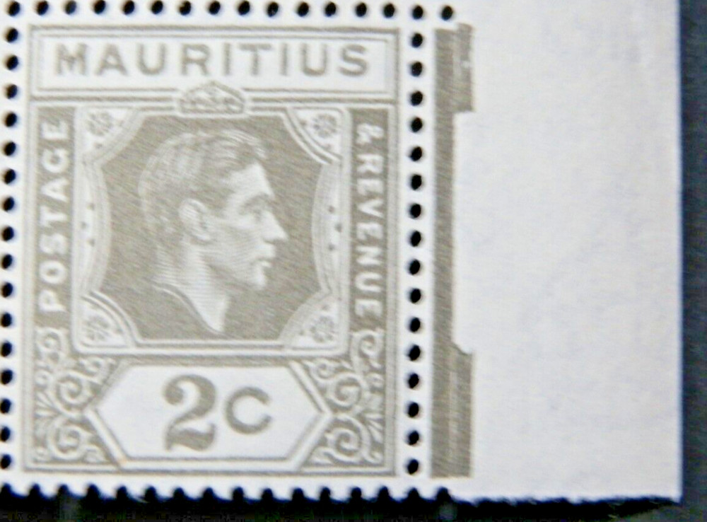 MAURITIUS 1938 SG252 2c. OLIVE-GREY - MNH