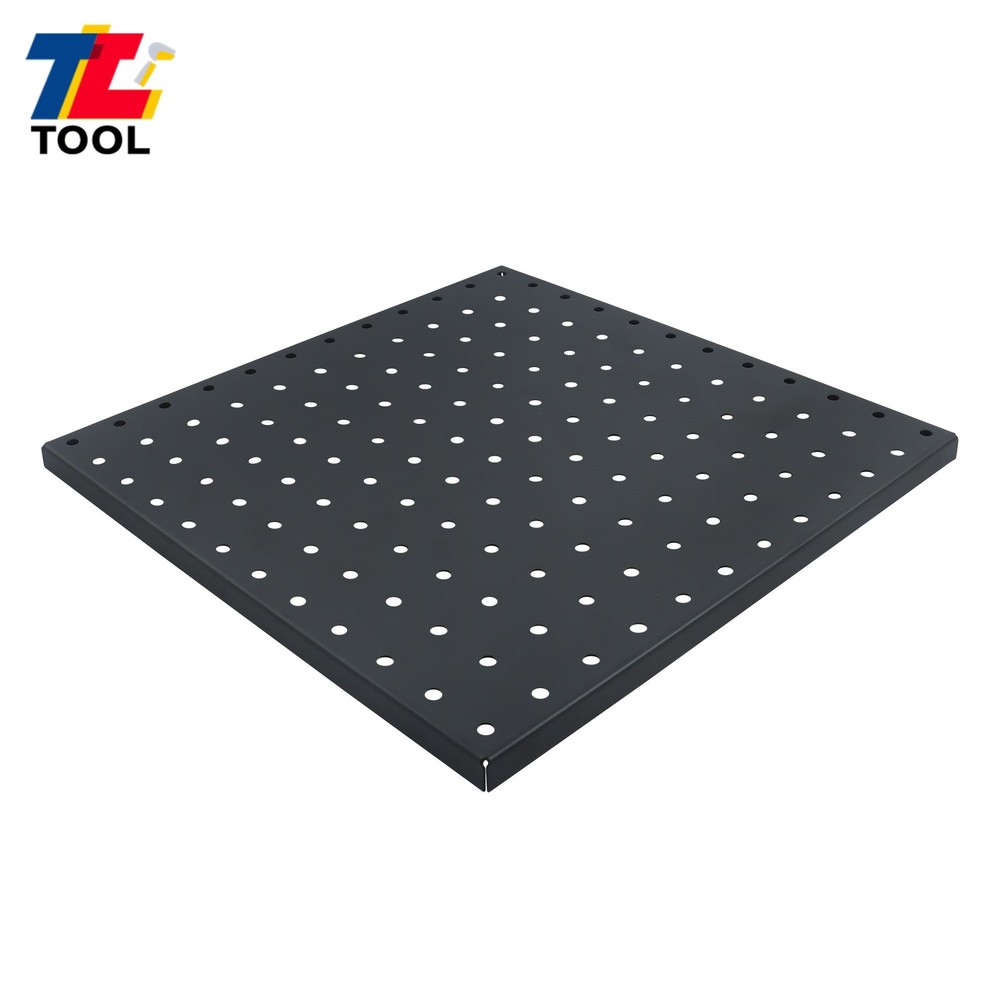 4 Pcs Black Metal Pegboards Peg Boards Wall Organizer Panel Storage Hanger Tool