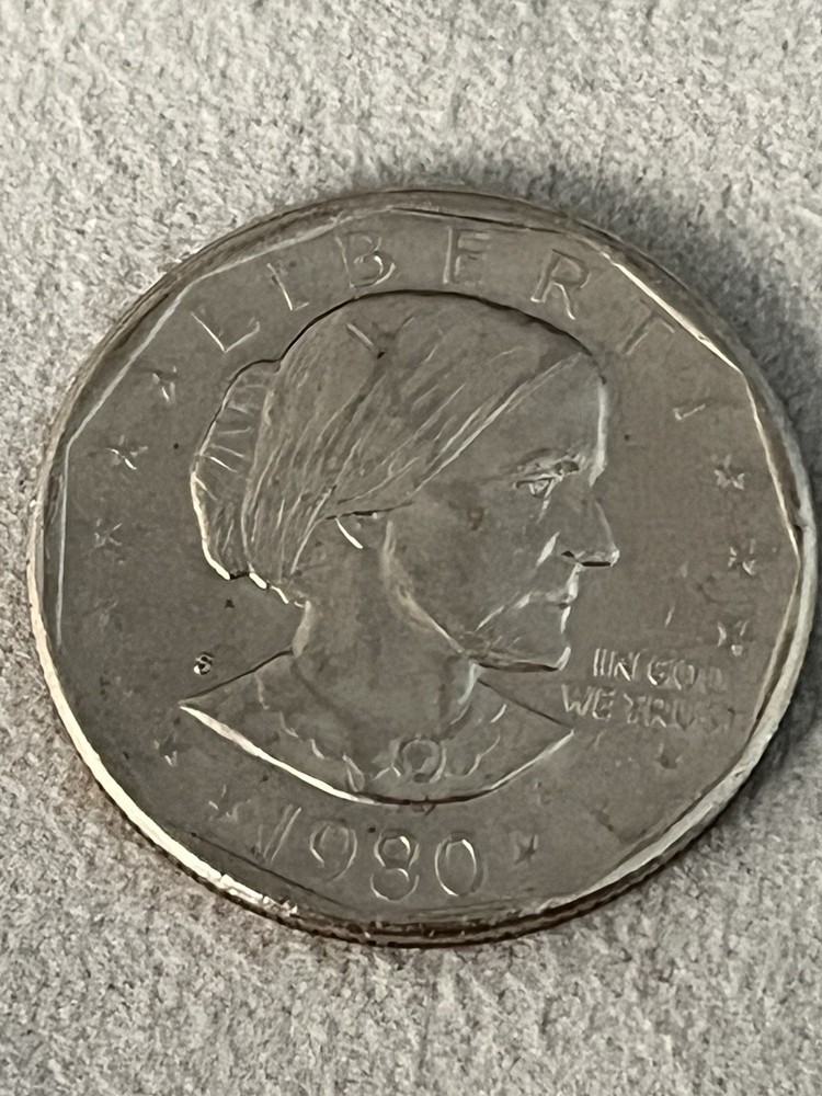 1980 S Susan B Anthony About Uncirculated