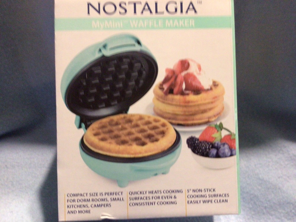 Nostalgia MyMini Waffle Maker - New In box