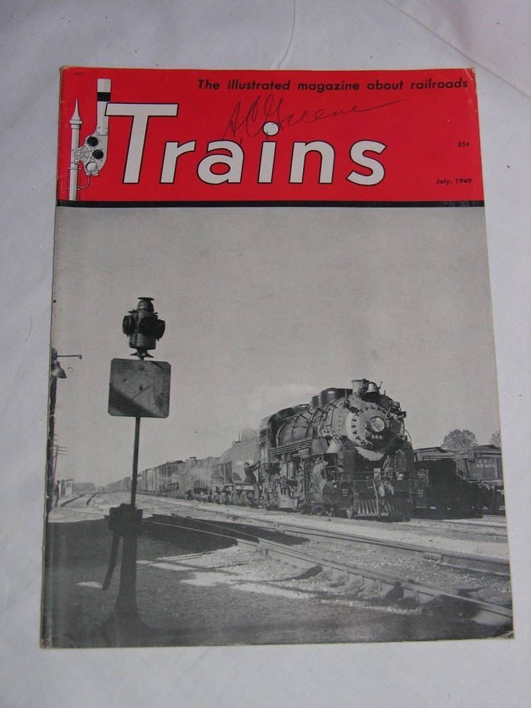 Trains magazine July 1949