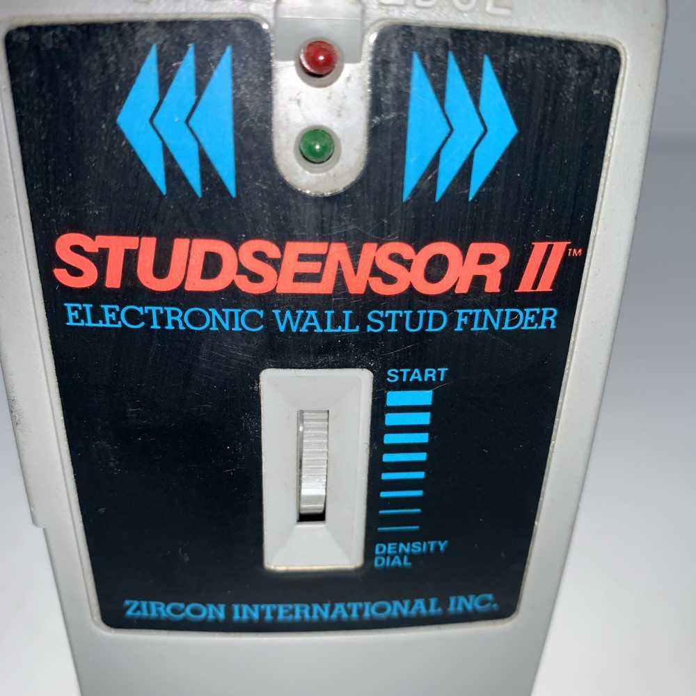 Vintage Zircon StudSensor 2 Electronic Wall Stud Finder Works II Working Tested