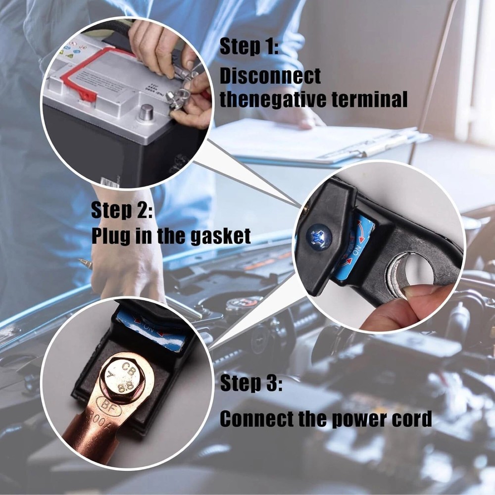 Car Battery Disconnect Isolator Cut Off Switch With power cut-off ability