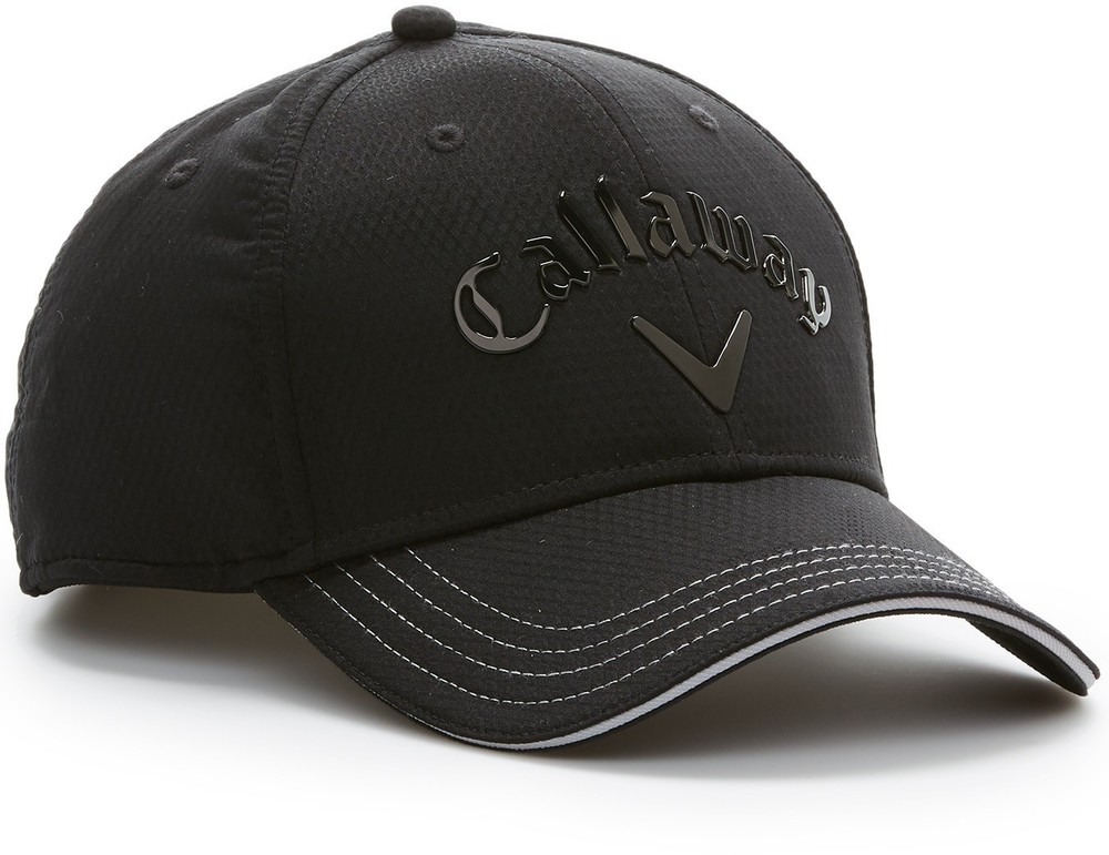 Callaway Golf Liquid Metal Adjustable Hat, Adjustable, Black/ Black/ Silver