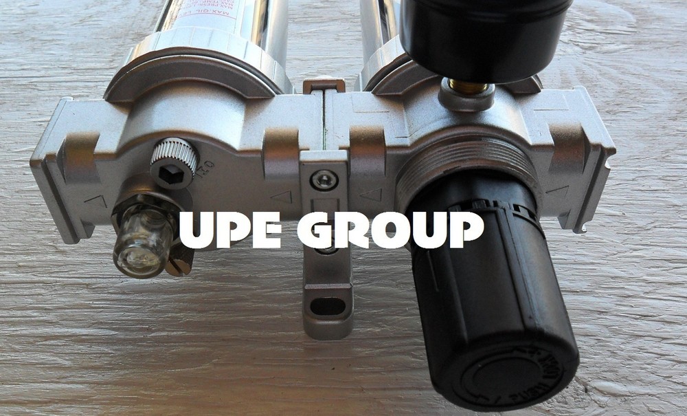 1/2" MID FLOW COMBO PARTICULATE FILTER / REGULATOR & LUBRICATOR COMPRESSED AIR