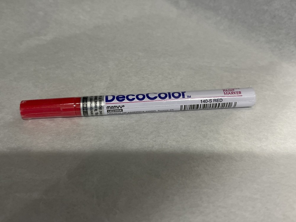 Marvy Uchida DECOColor Extra Fine Liquid RED Marker 140