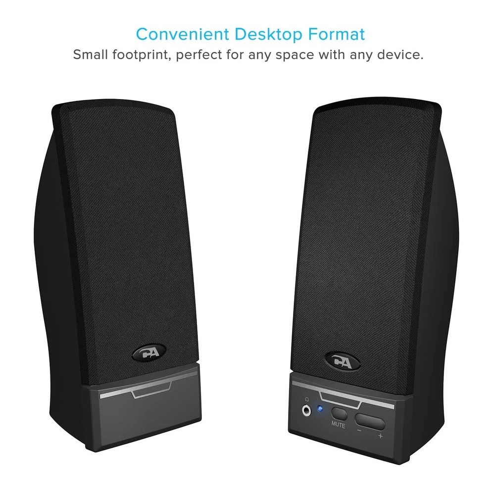 Cyber Acoustics CA-2014USB Computer USB 2.0 Desktop Computer Speakers