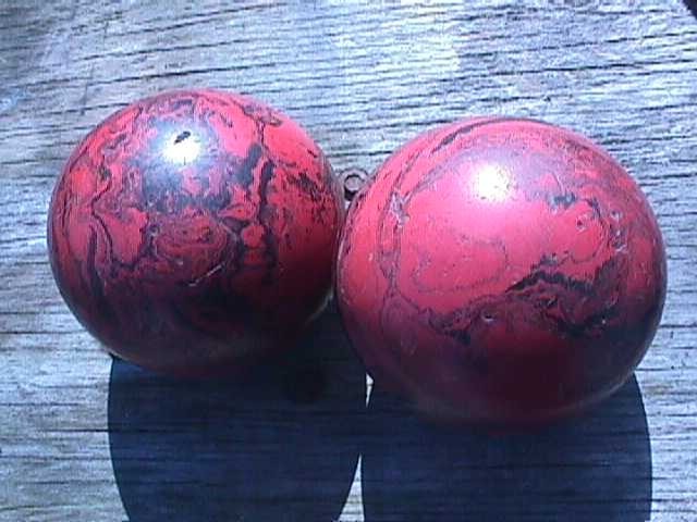Ebonite Tornado Duckpin Bowling Balls