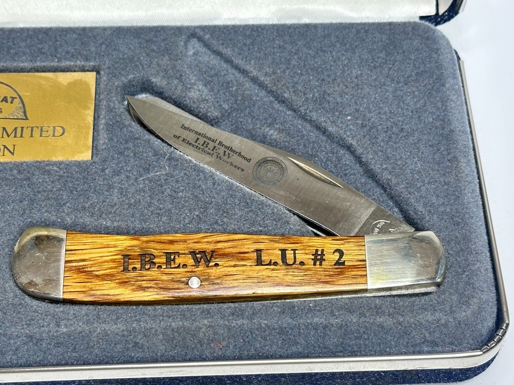 Hard Hat Knives Special Limited Edition I.B.E.W. L.U. #2 Electrical Workers