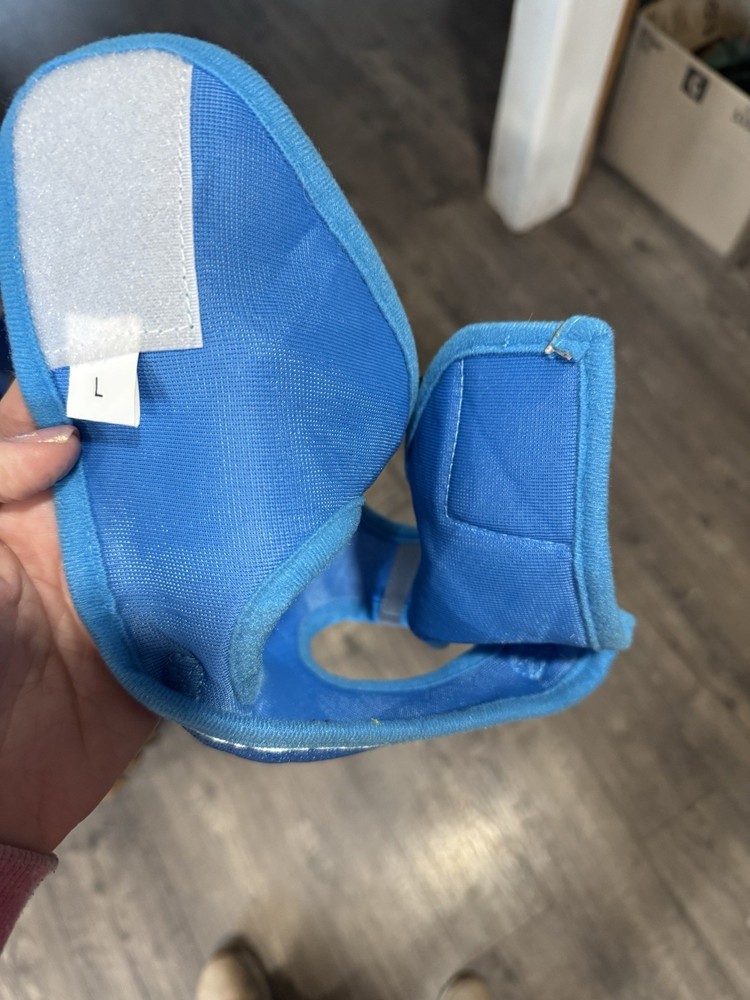 Love Has Support no pull puppy harness Large blue w/ reflective & escape proof